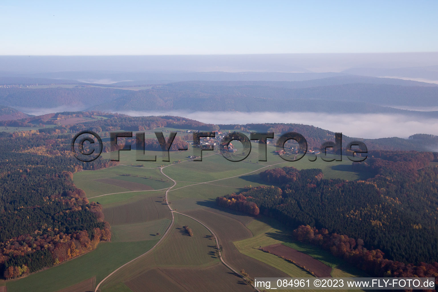 Luftaufnahme von Breitenbuch im Bundesland Bayern, Deutschland