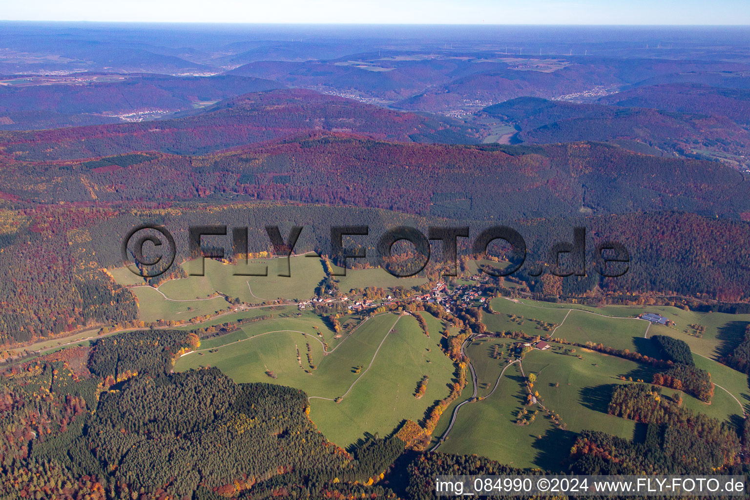 Breitenbuch im Bundesland Bayern, Deutschland vom Flugzeug aus