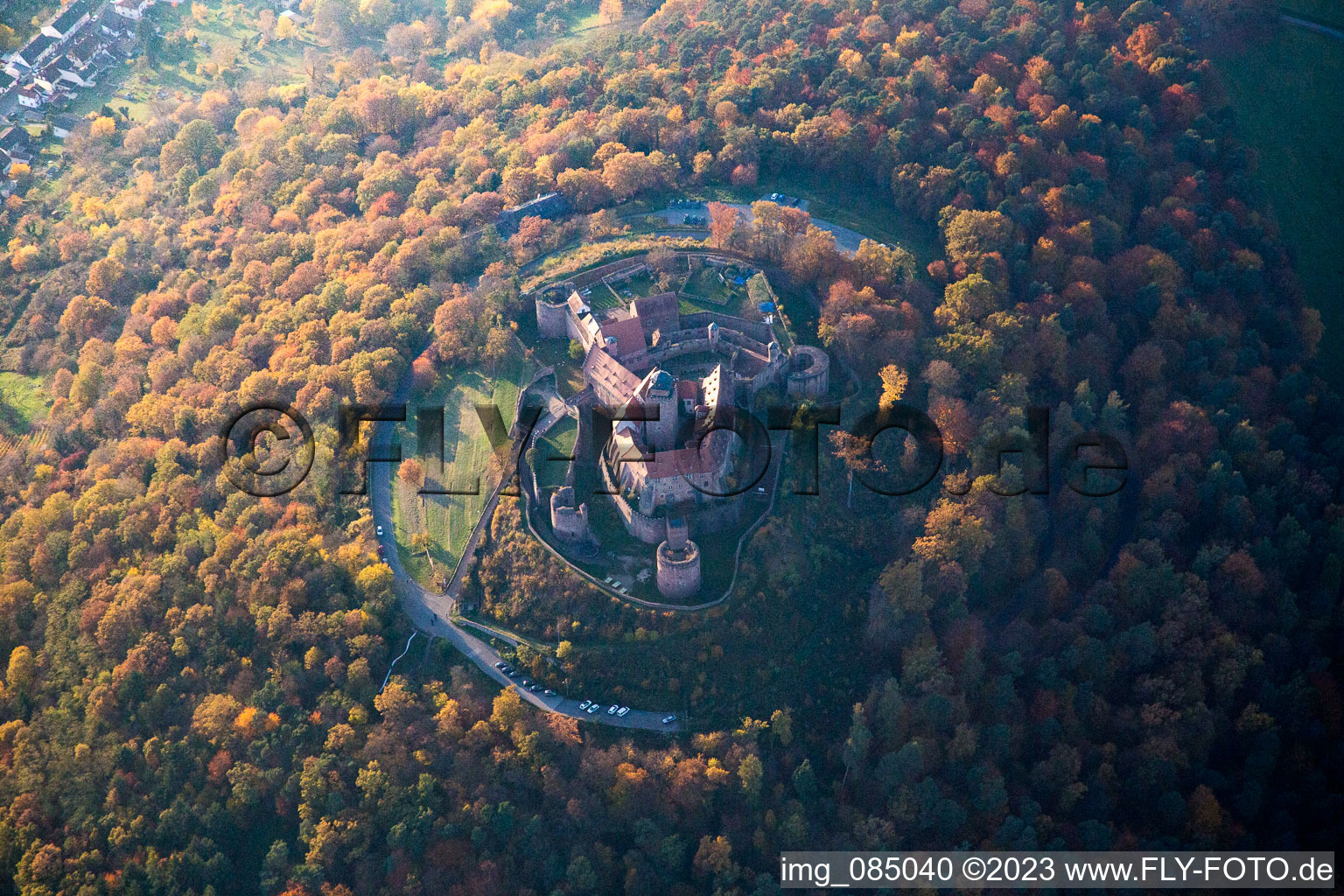Breuberg, Burg Breuberg im Bundesland Hessen, Deutschland