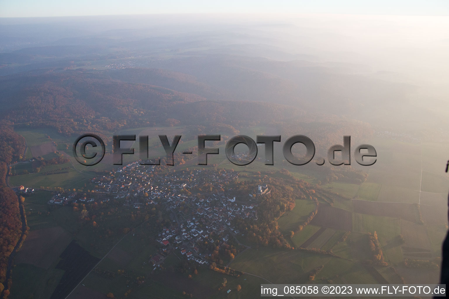 Luftaufnahme von Hering im Bundesland Hessen, Deutschland