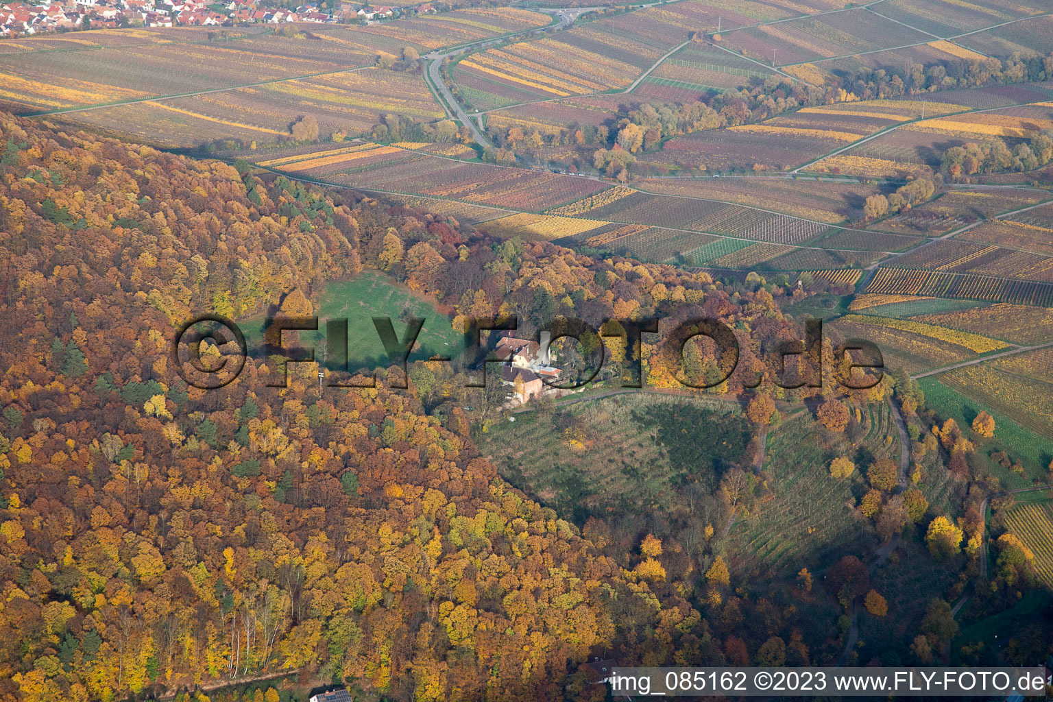 Leinsweiler, Slevogthof im Bundesland Rheinland-Pfalz, Deutschland