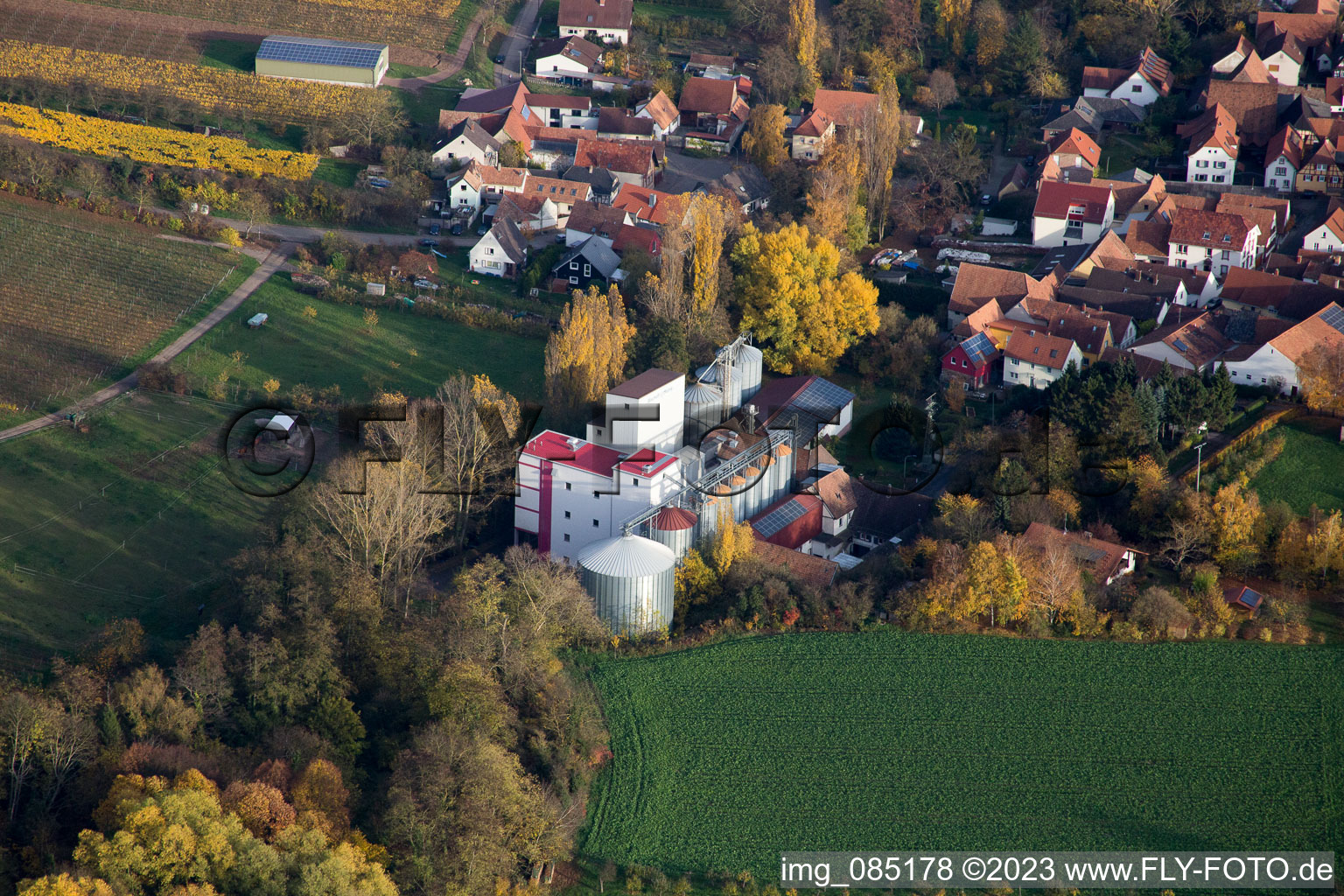 Bischoff-Mühl im Ortsteil Appenhofen in Billigheim-Ingenheim im Bundesland Rheinland-Pfalz, Deutschland