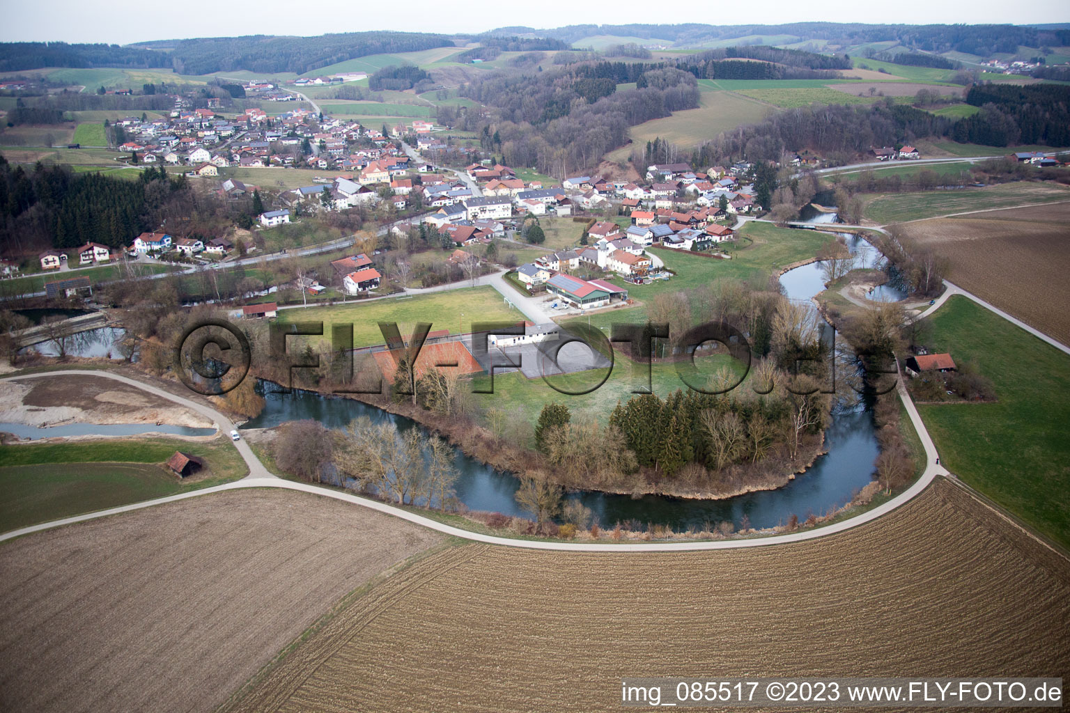 Luftaufnahme von Brombach im Bundesland Bayern, Deutschland