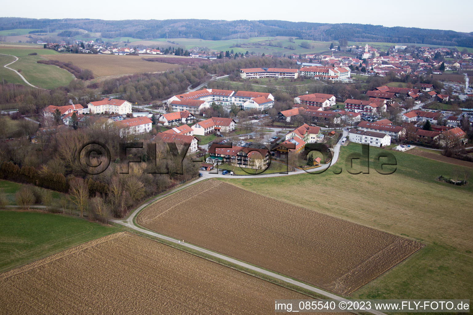 Bad Birnbach im Bundesland Bayern, Deutschland aus der Vogelperspektive