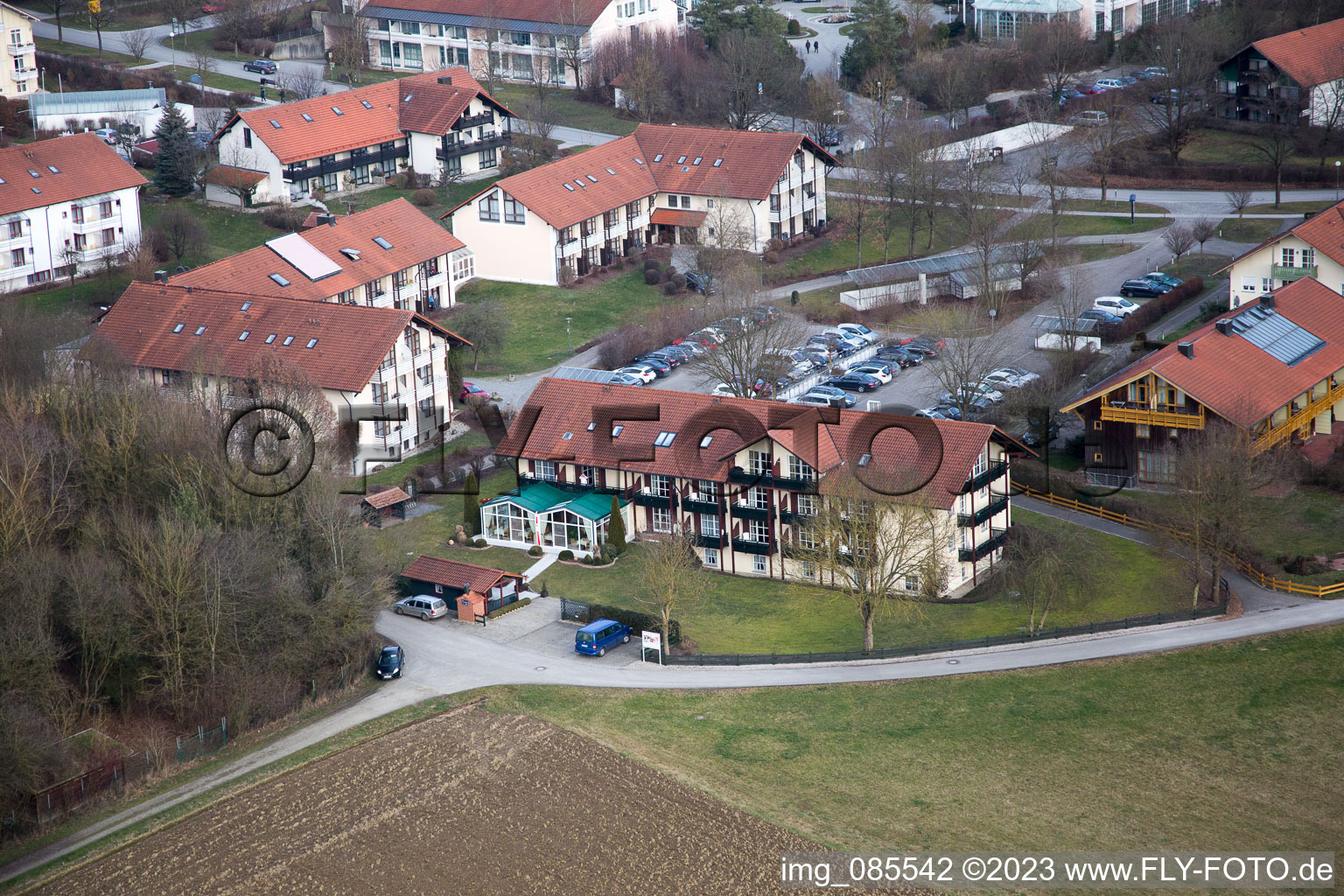 Drohnenaufname von Bad Birnbach im Bundesland Bayern, Deutschland