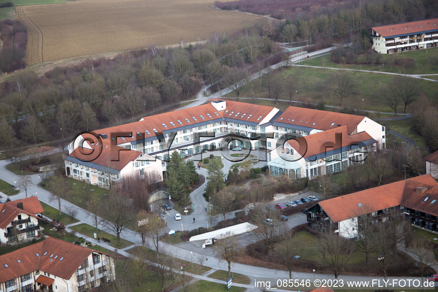 Bad Birnbach im Bundesland Bayern, Deutschland von einer Drohne aus