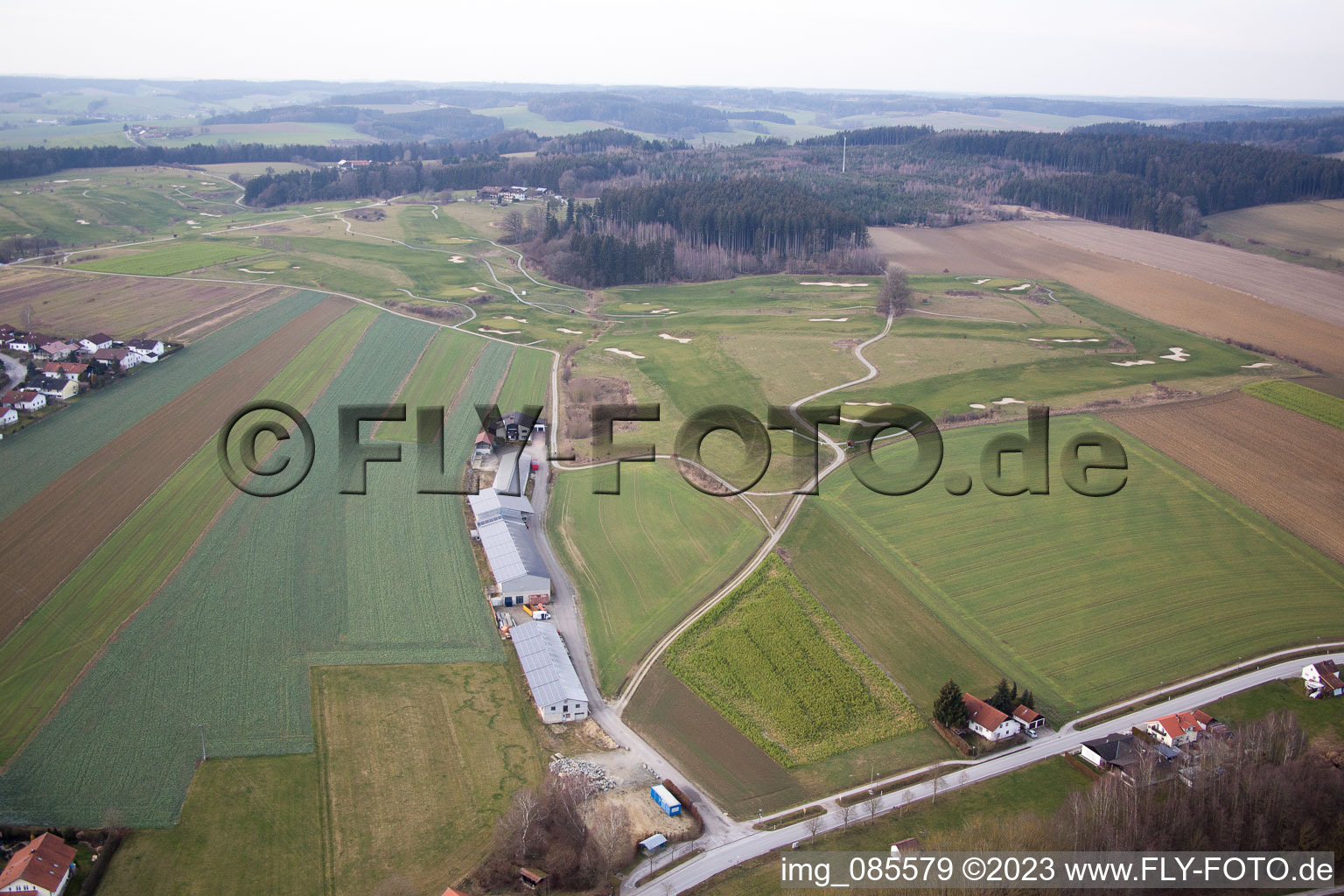 Luftaufnahme von Bad Birnbach im Bundesland Bayern, Deutschland