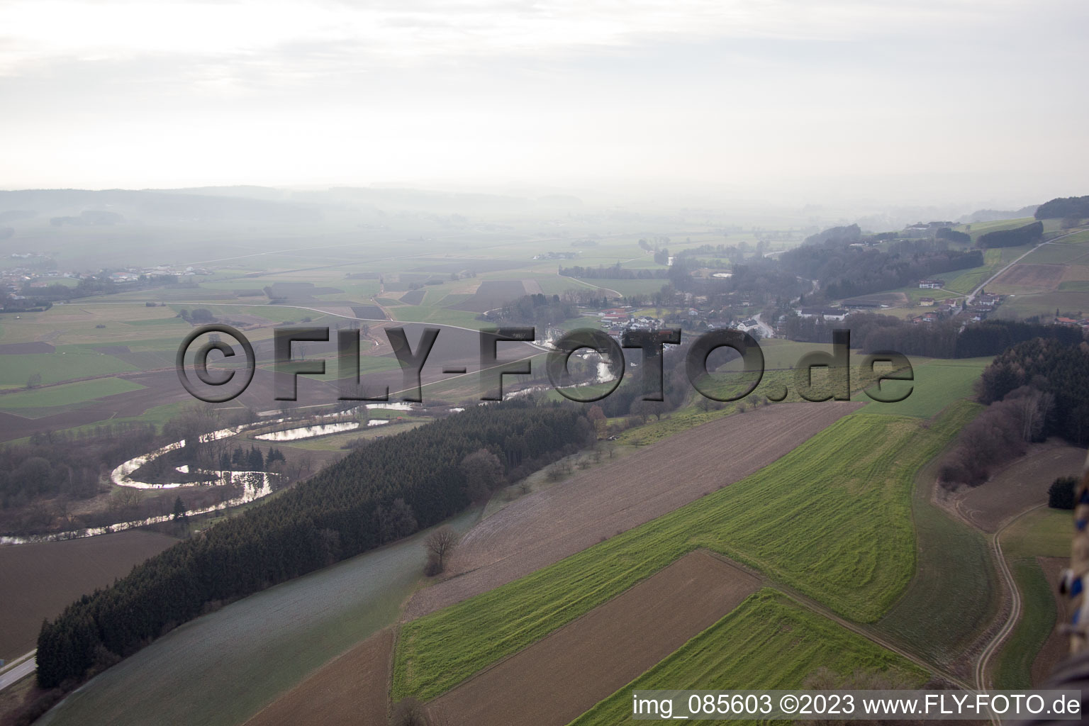 Bad Birnbach im Bundesland Bayern, Deutschland von der Drohne aus gesehen