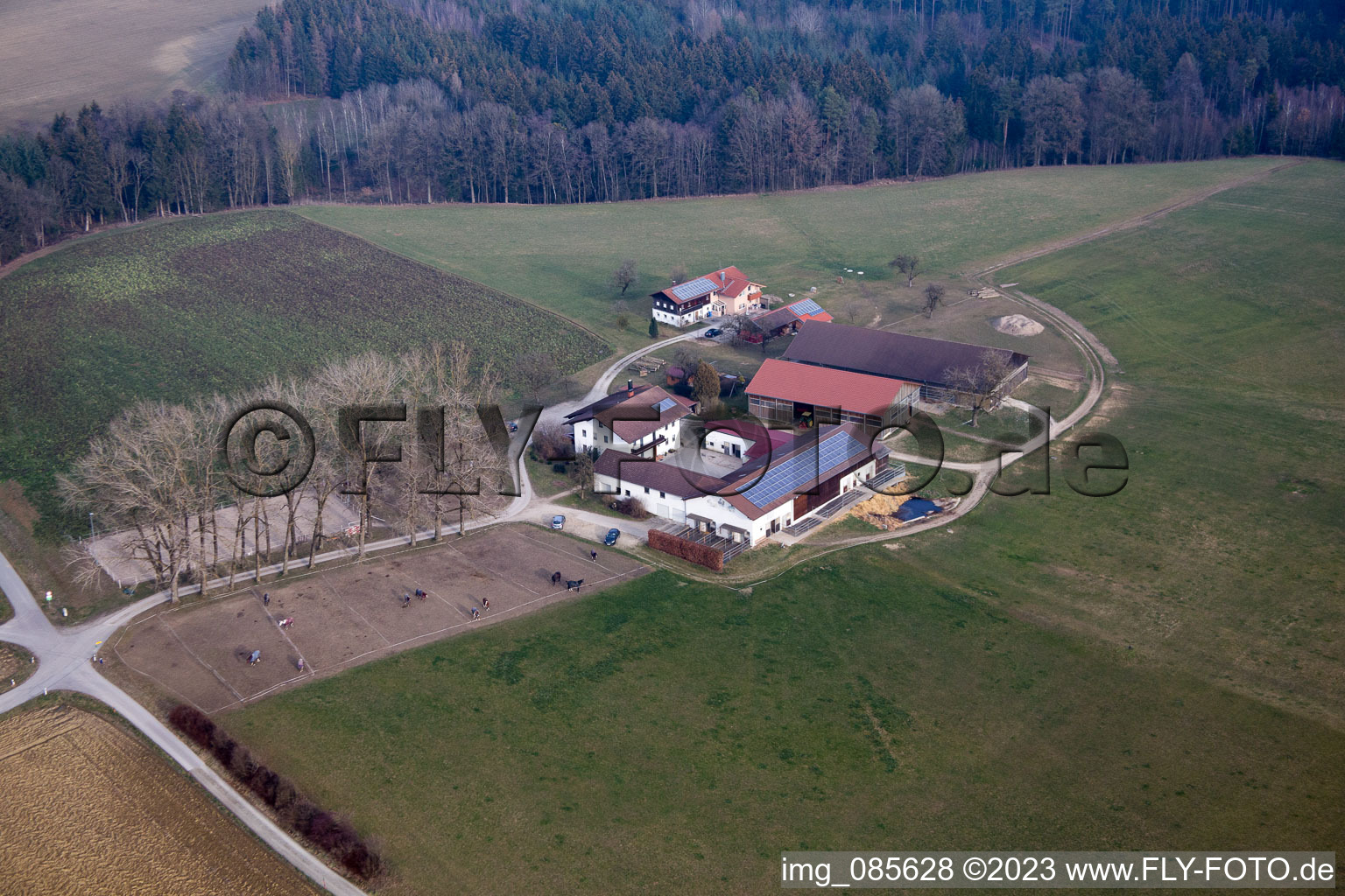 Luftaufnahme von Pfarrkirchen, Gartlberg im Bundesland Bayern, Deutschland