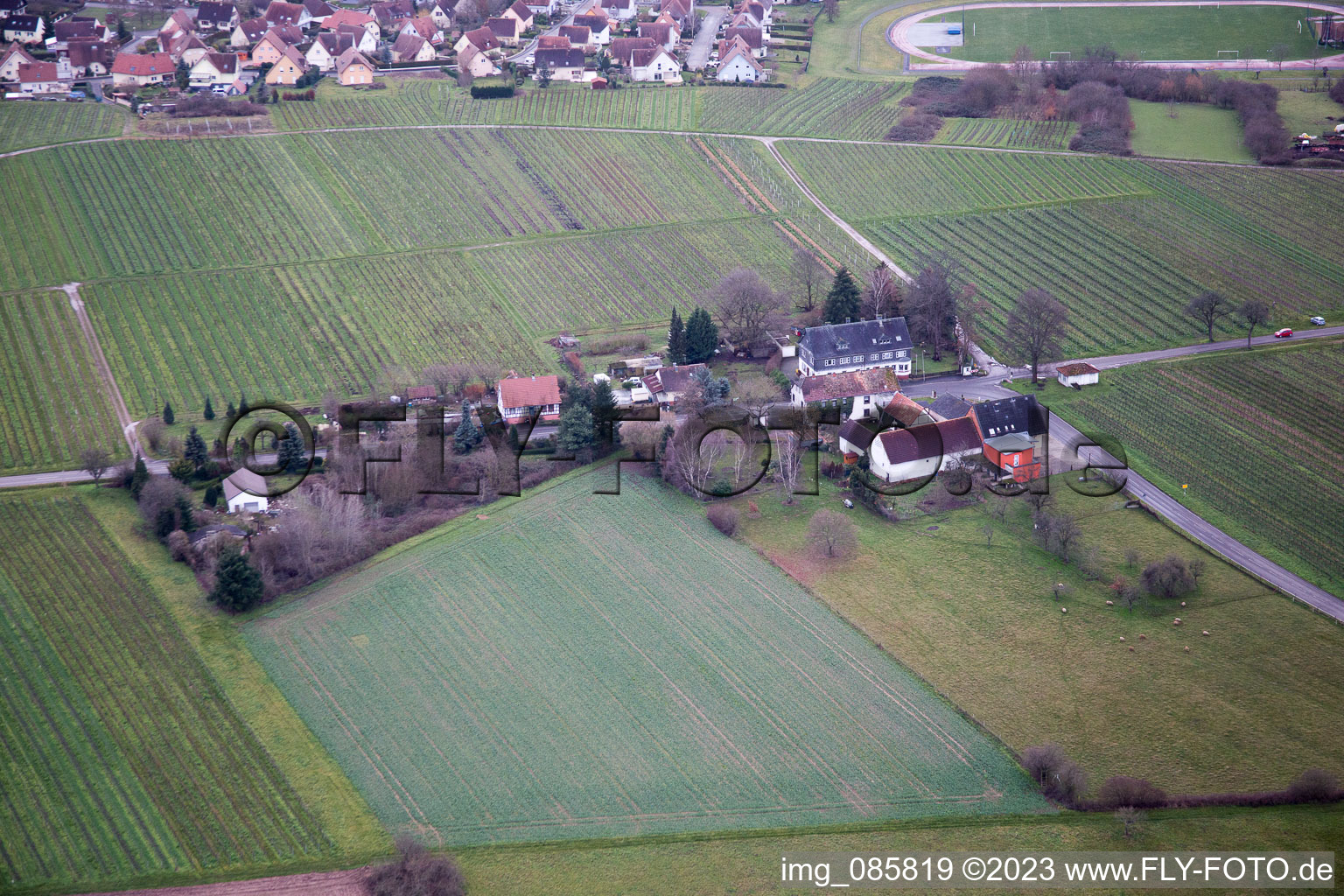 Luftbild von Windhof im Bundesland Rheinland-Pfalz, Deutschland