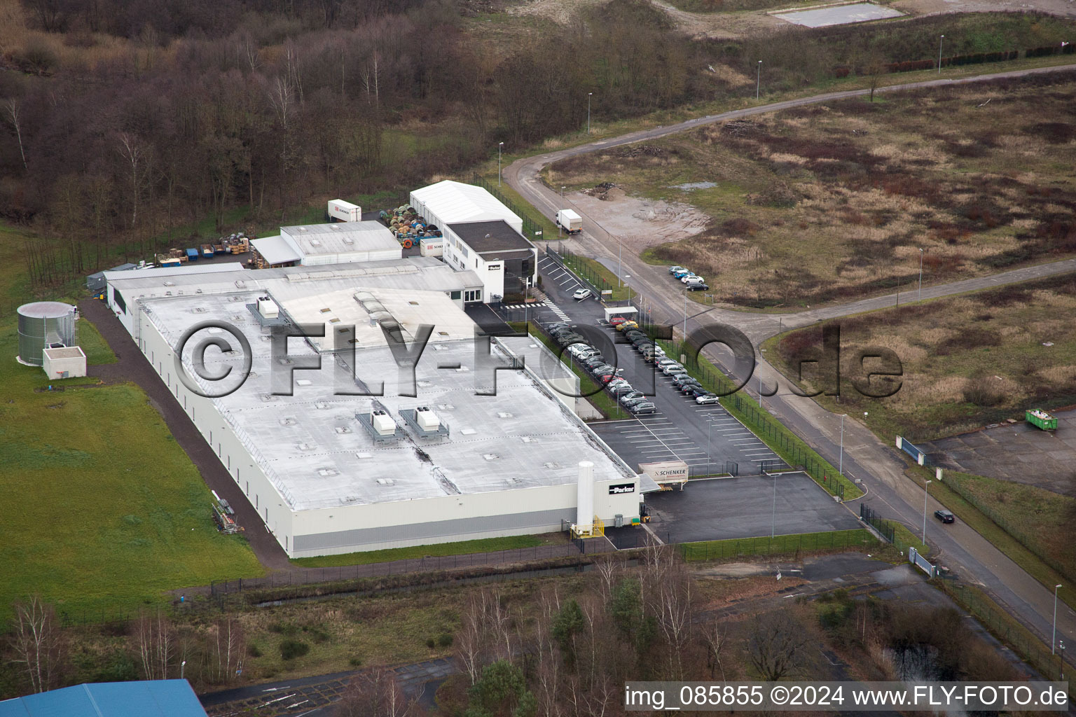 Parker Hannifin Manufacturing France im Ortsteil Altenstadt in Wissembourg im Bundesland Bas-Rhin, Frankreich