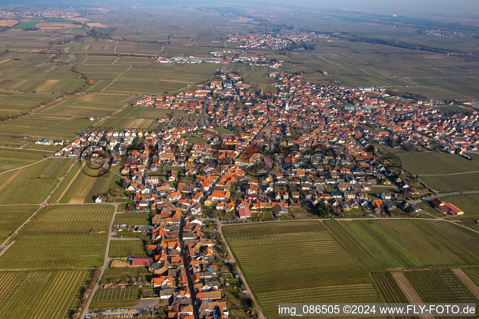 Alsterweiler Hauptstr in Maikammer im Bundesland Rheinland-Pfalz, Deutschland