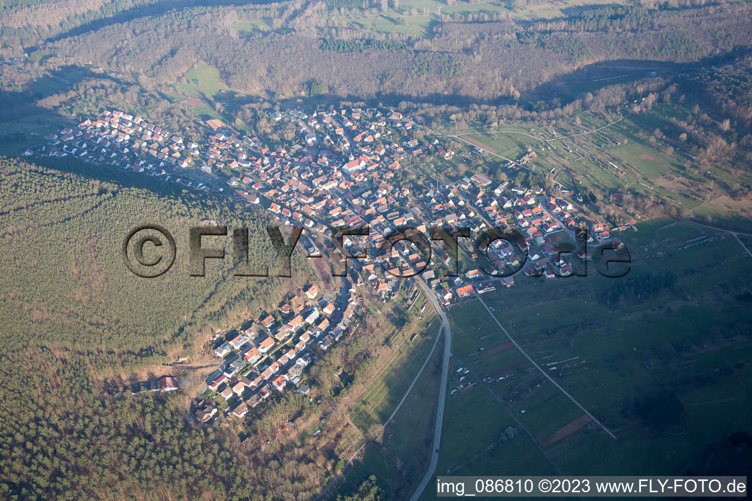 Luftaufnahme von Wernersberg im Bundesland Rheinland-Pfalz, Deutschland