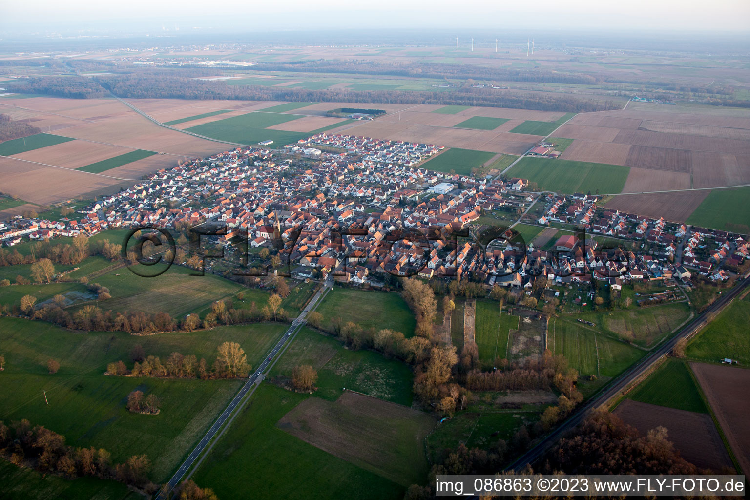 Steinweiler von Norden im Bundesland Rheinland-Pfalz, Deutschland