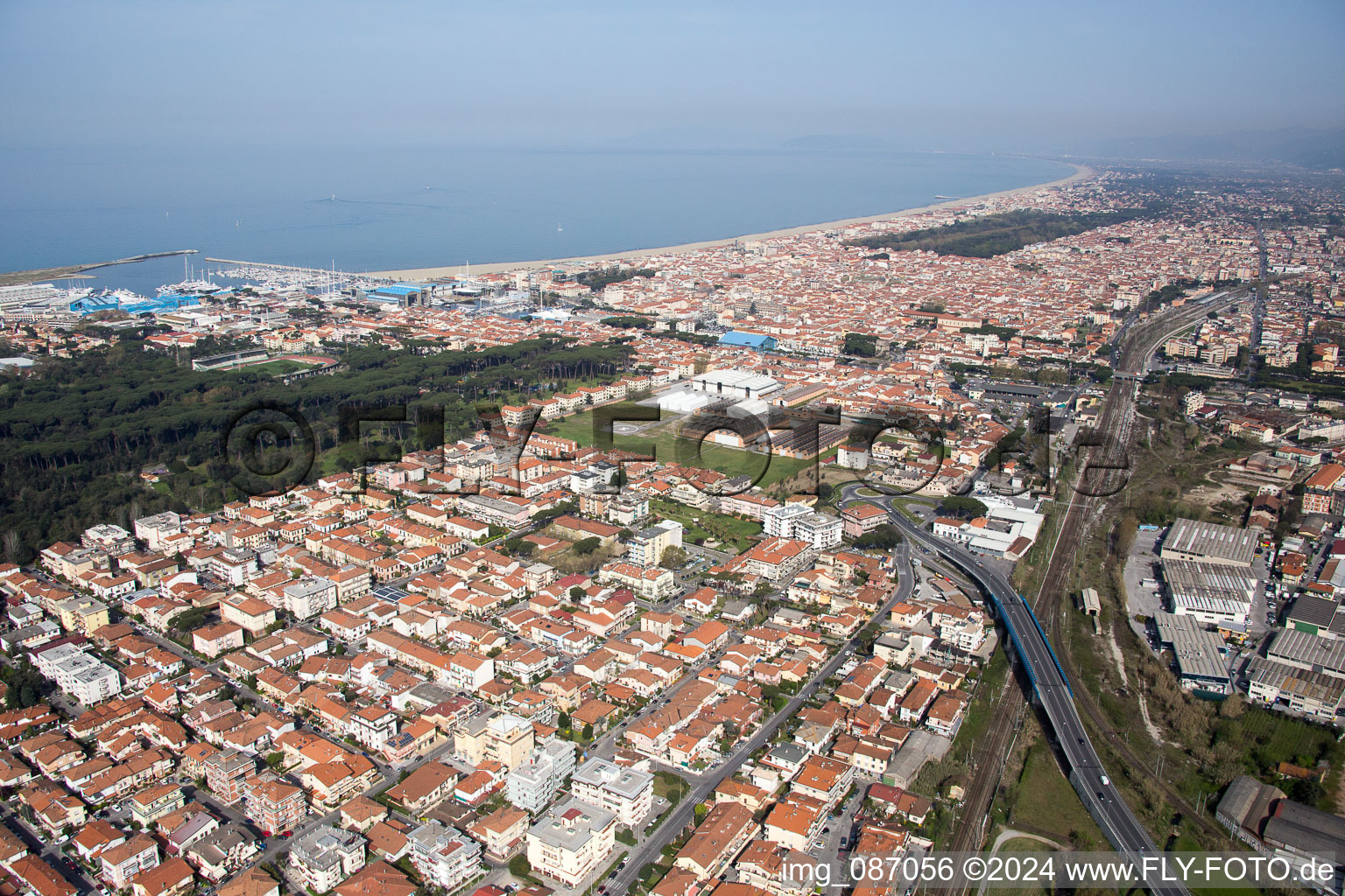 Viareggio, Villa Macchia im Bundesland Lucca, Italien