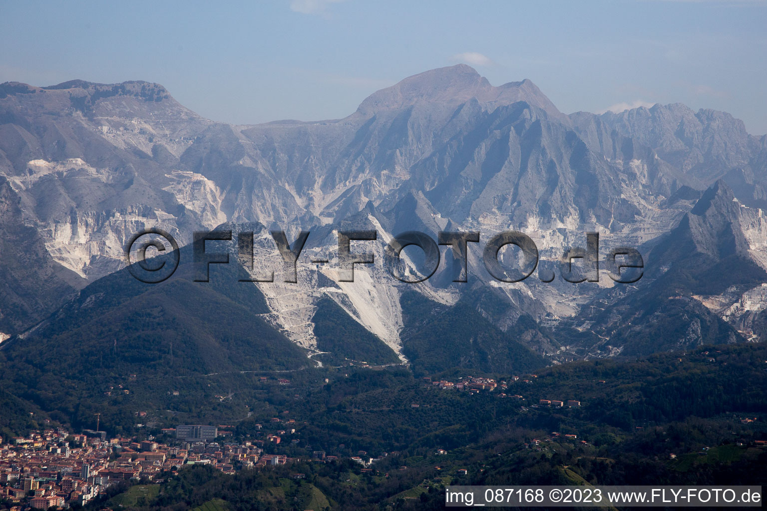 Carrara(Toskana) im Bundesland Toscana, Italien