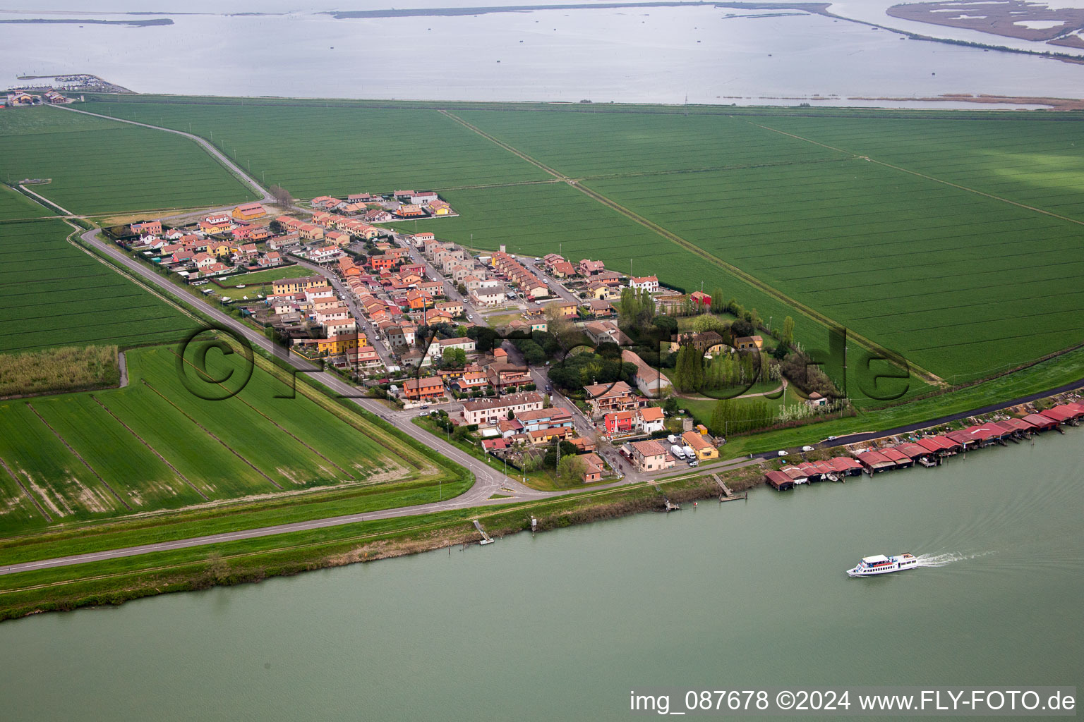 Pila im Bundesland Venetien, Italien