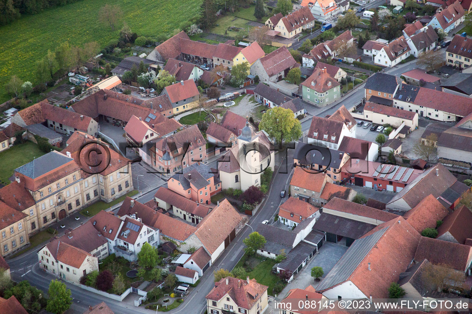 Sulzheim im Bundesland Bayern, Deutschland von oben gesehen
