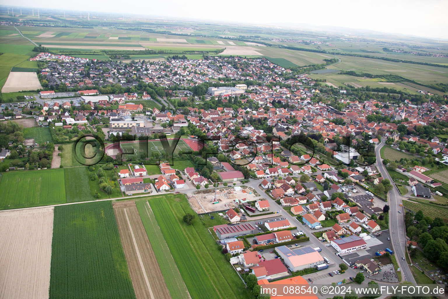 Westhofen im Bundesland Rheinland-Pfalz, Deutschland