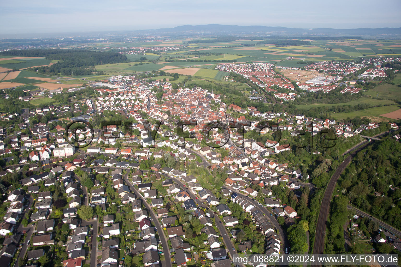 Windecken im Bundesland Hessen, Deutschland aus der Luft