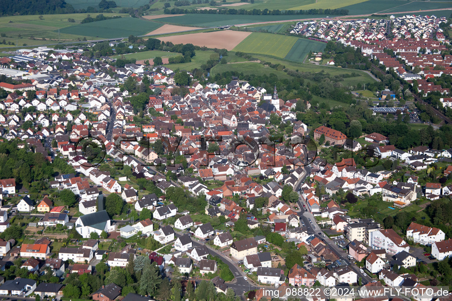 Windecken im Bundesland Hessen, Deutschland von oben gesehen