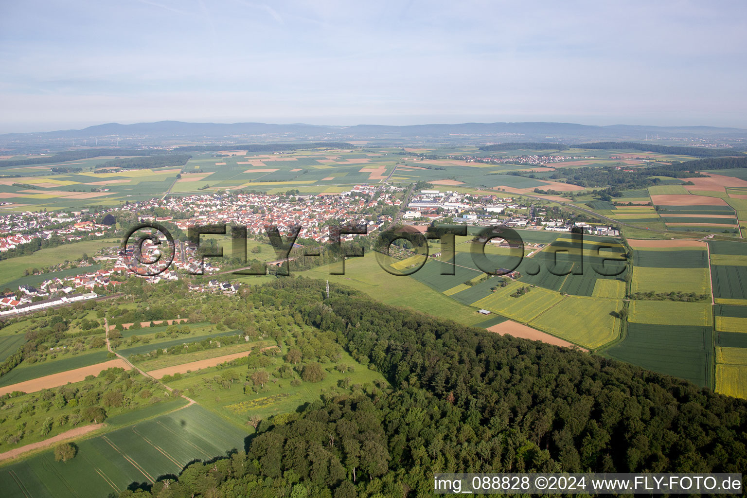 Windecken im Bundesland Hessen, Deutschland aus der Luft betrachtet
