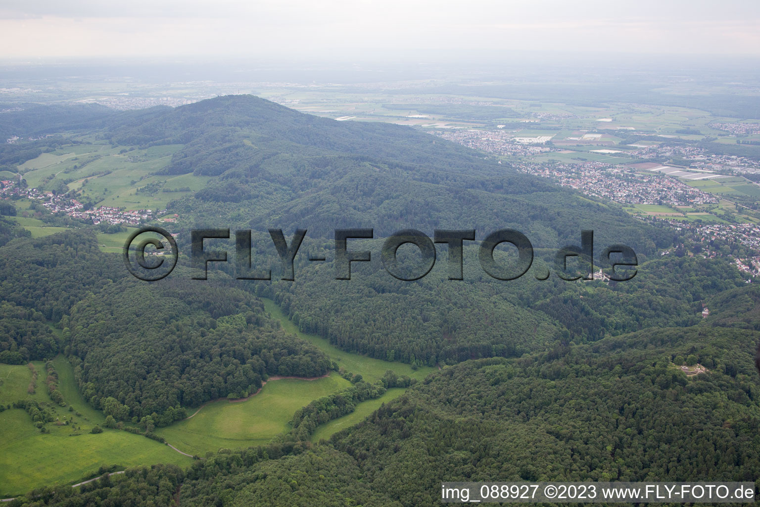 Luftbild von Balkhausen im Bundesland Hessen, Deutschland