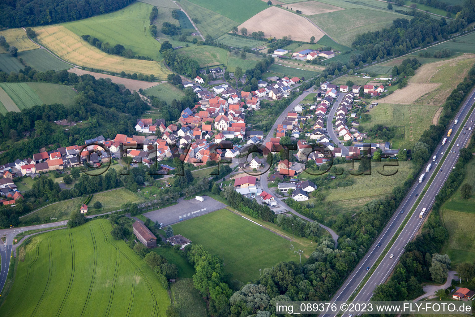 Balzfeld im Bundesland Baden-Württemberg, Deutschland
