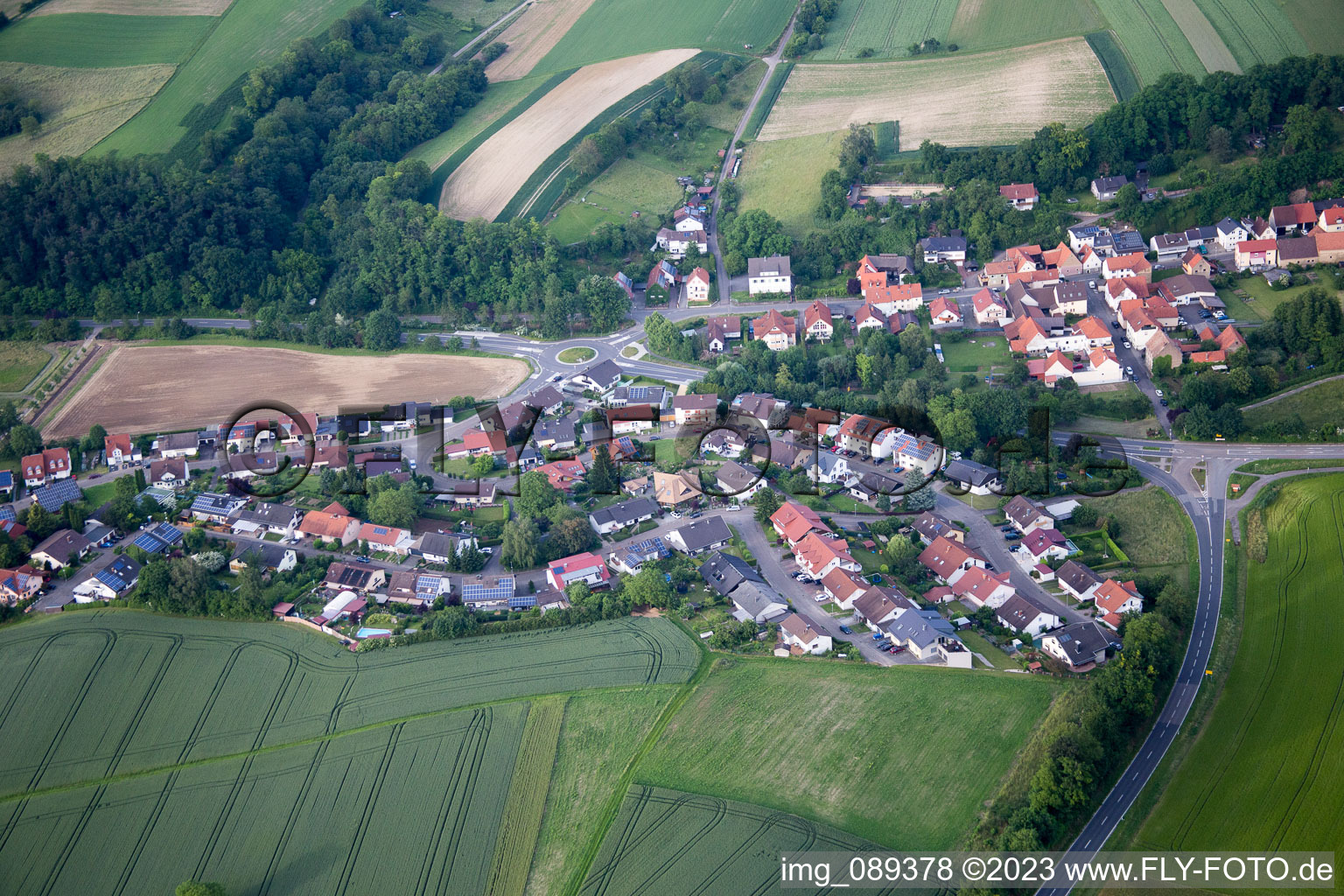 Luftbild von Balzfeld im Bundesland Baden-Württemberg, Deutschland
