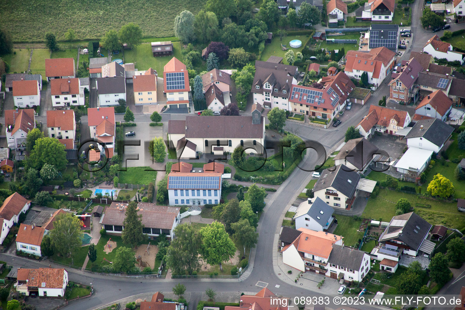 Luftbild von Horrenberg im Bundesland Baden-Württemberg, Deutschland