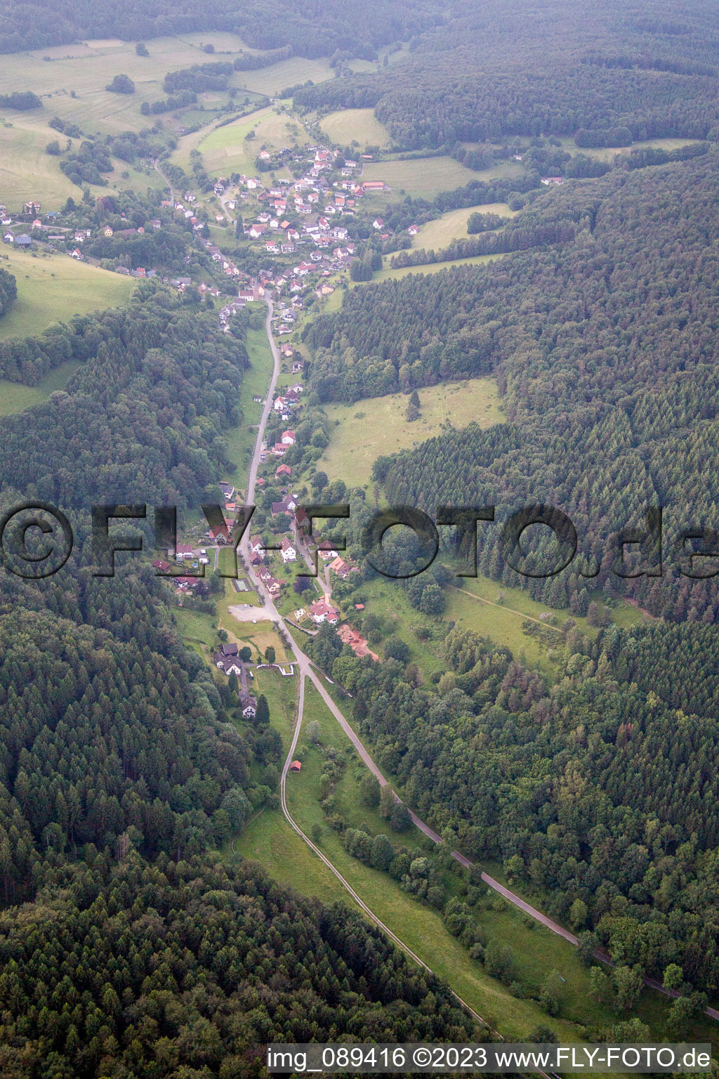 Brombach Langenthal im Bundesland Baden-Württemberg, Deutschland aus der Luft betrachtet