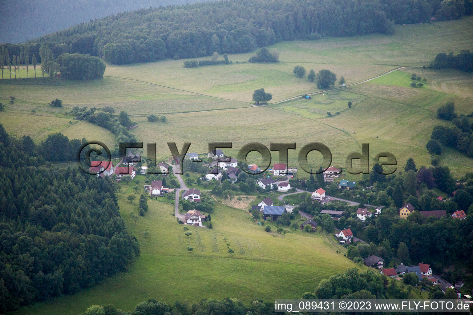 Brombach im Bundesland Baden-Württemberg, Deutschland aus der Luft betrachtet