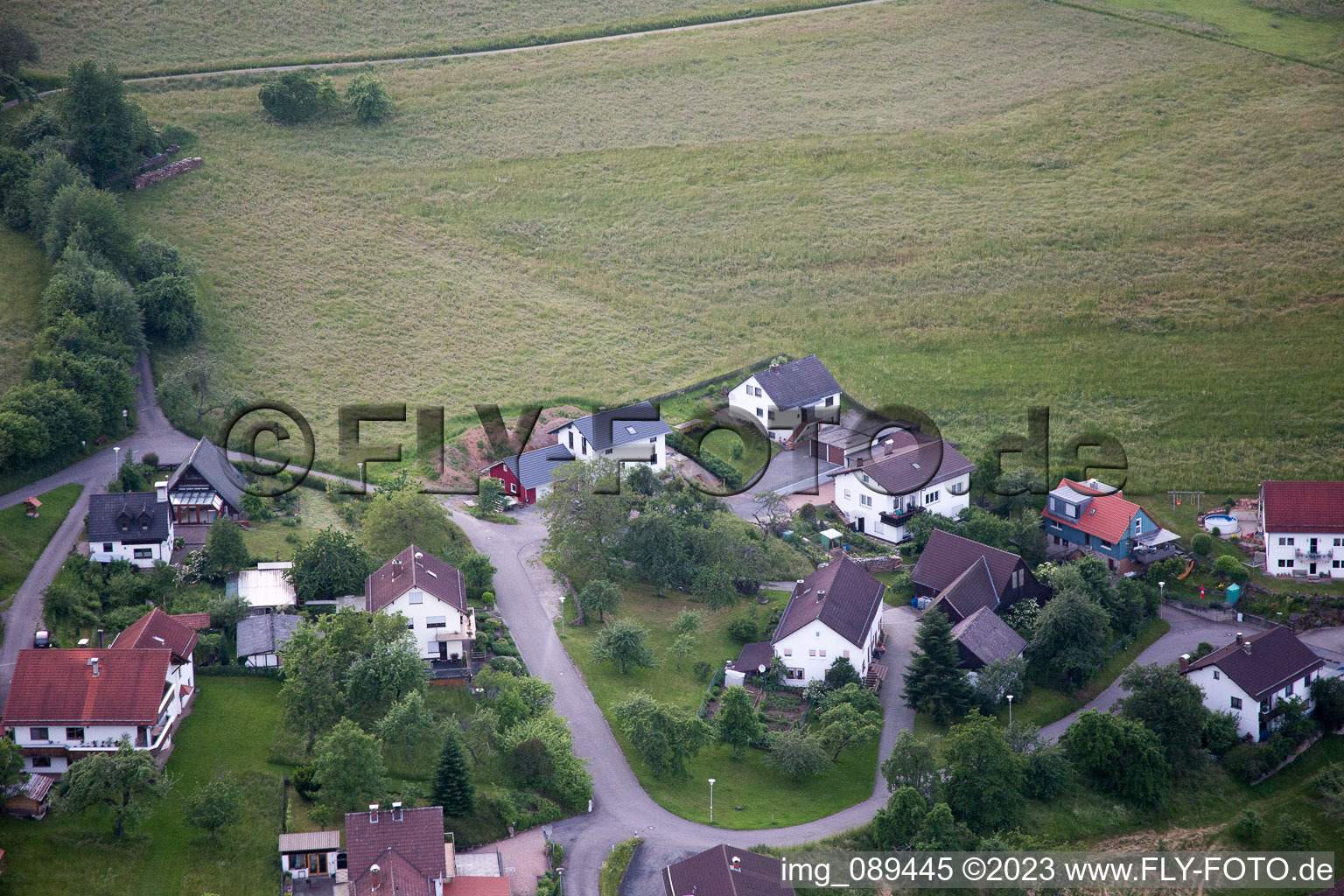 Luftbild von Brombach im Bundesland Baden-Württemberg, Deutschland