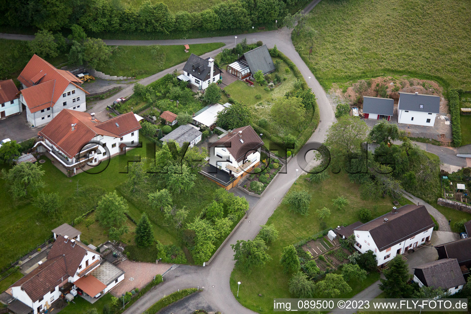 Brombach im Bundesland Baden-Württemberg, Deutschland von einer Drohne aus