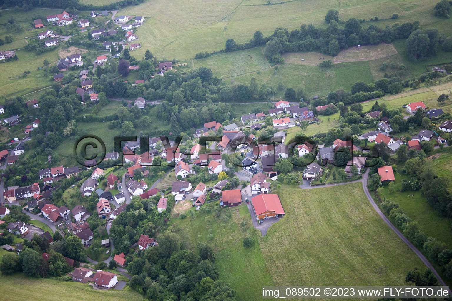 Luftbild von Brombach im Bundesland Baden-Württemberg, Deutschland