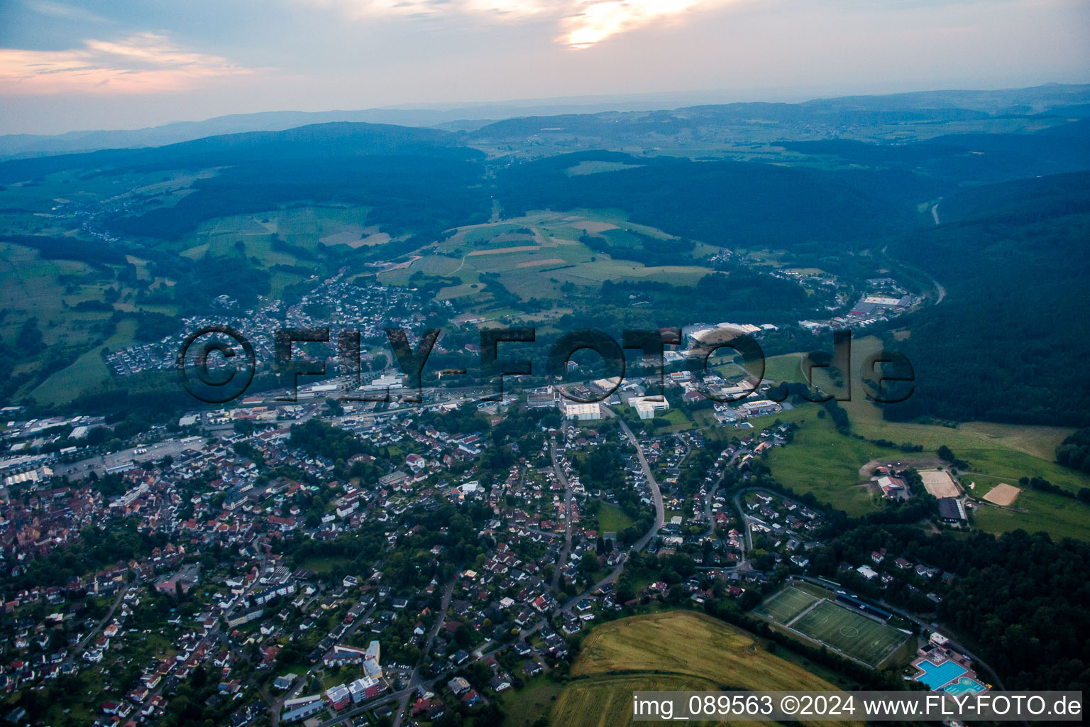 Waldstr in Michelstadt im Bundesland Hessen, Deutschland