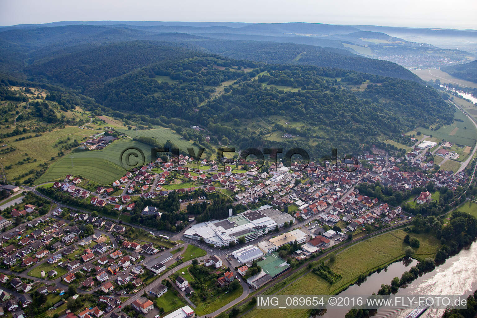 Luftaufnahme von Collenberg im Bundesland Bayern, Deutschland