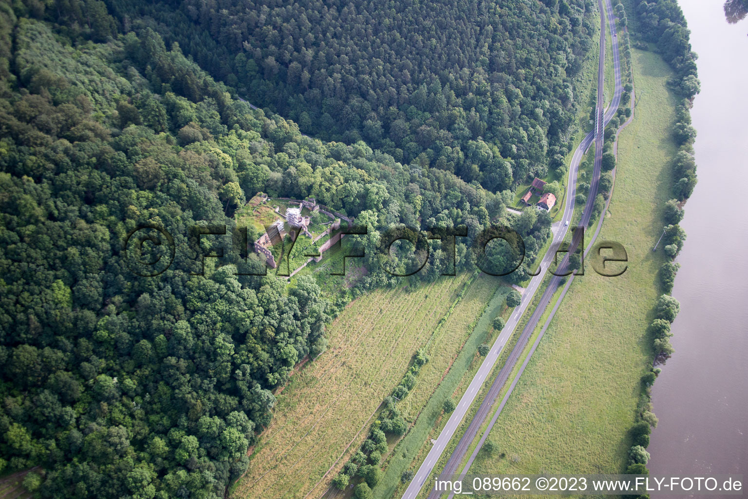 Luftbild von Fechenbach im Bundesland Bayern, Deutschland