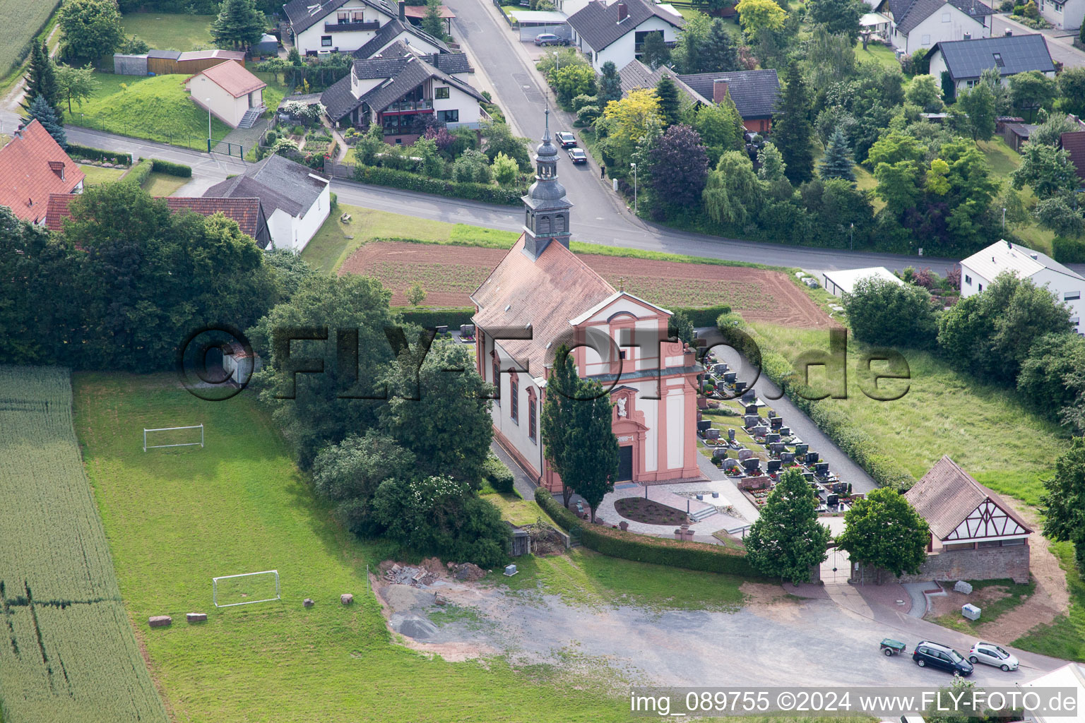 Holzkirchen im Bundesland Bayern, Deutschland aus der Luft