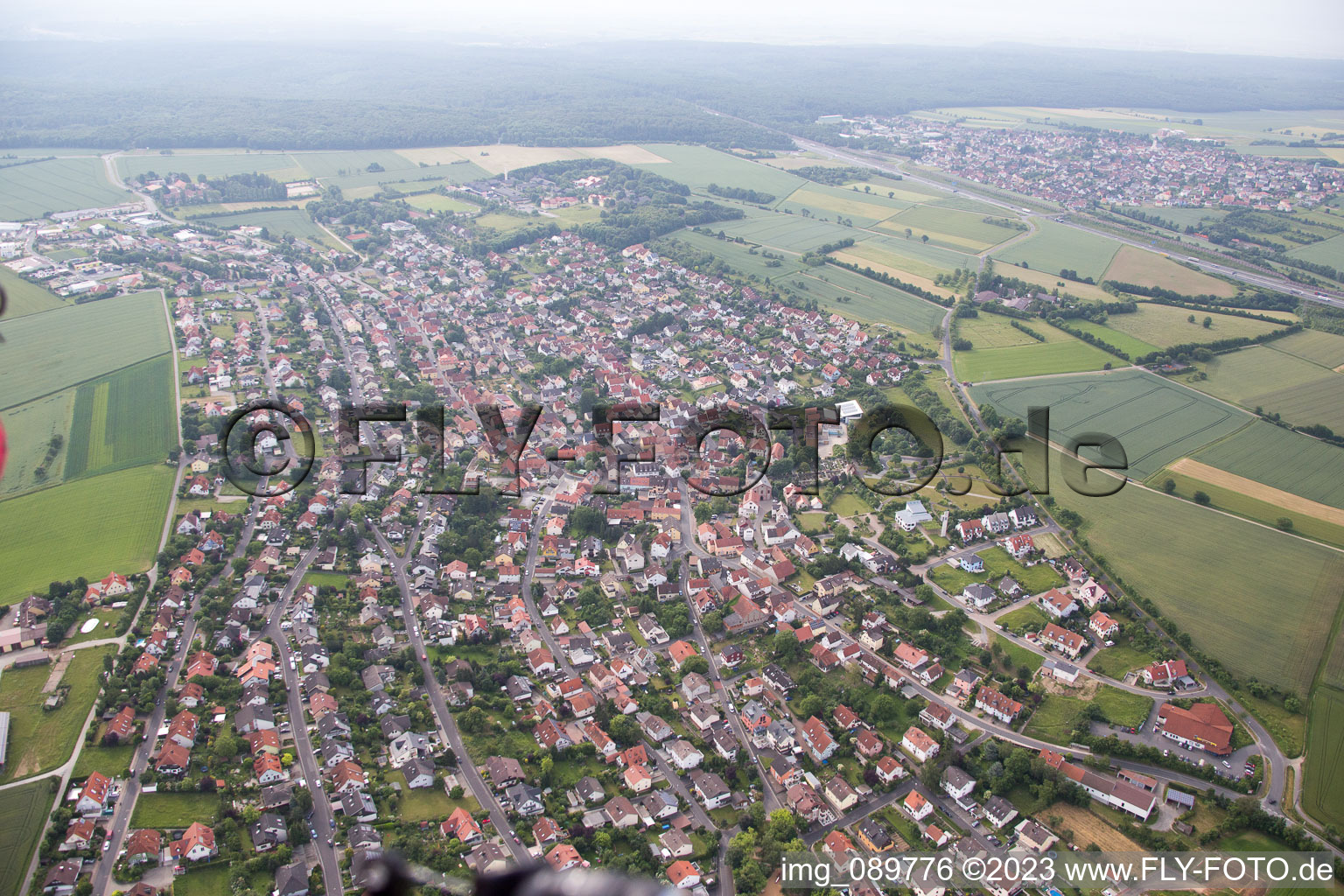 Luftbild von Eisingen im Bundesland Bayern, Deutschland
