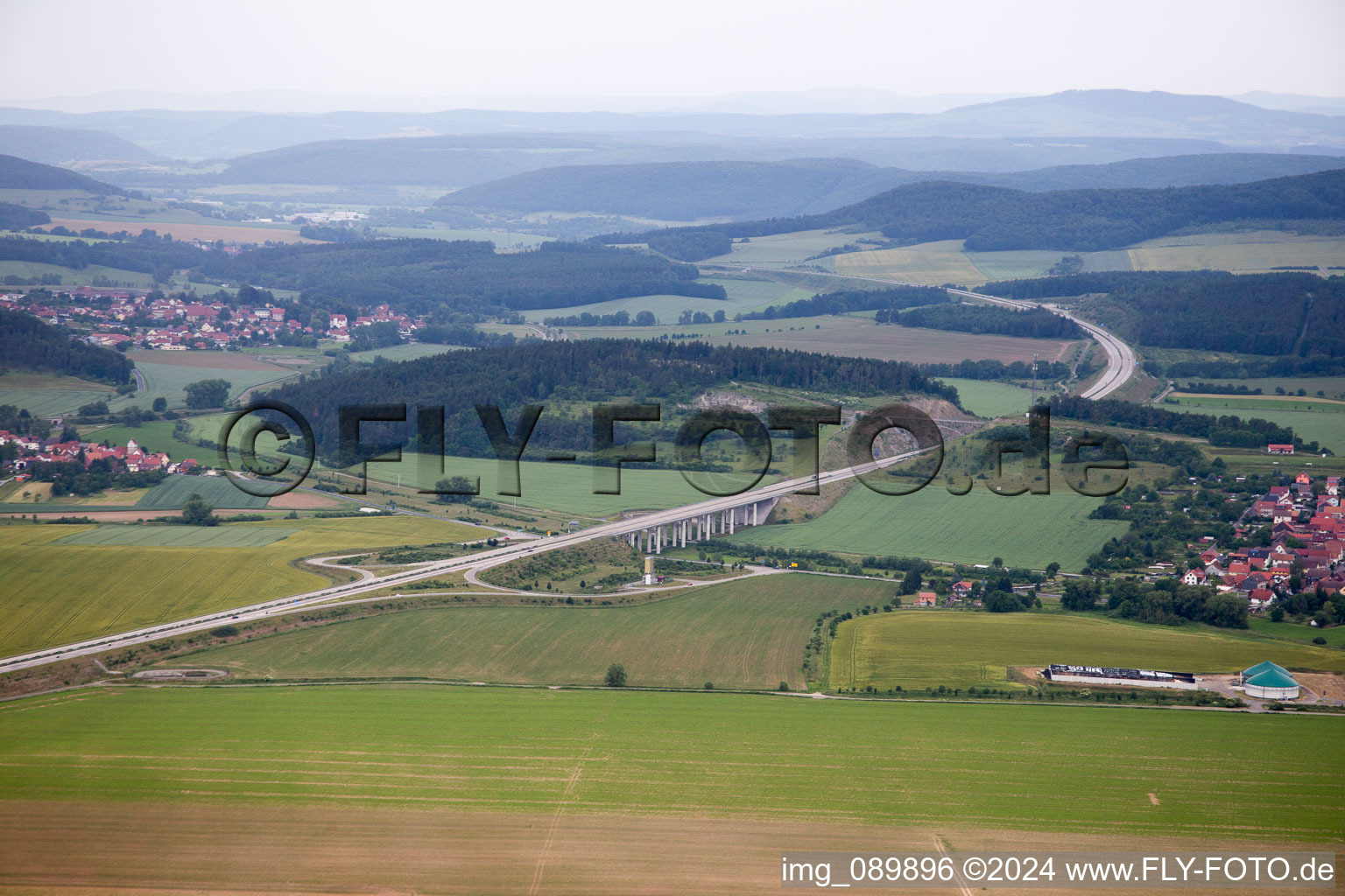 A71 im Ortsteil Queienfeld in Grabfeld im Bundesland Thüringen, Deutschland