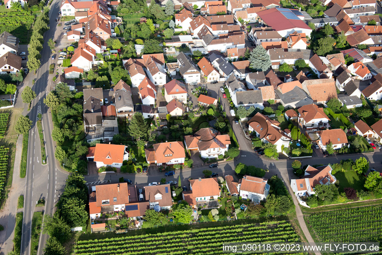 Luftbild von Venningen im Bundesland Rheinland-Pfalz, Deutschland
