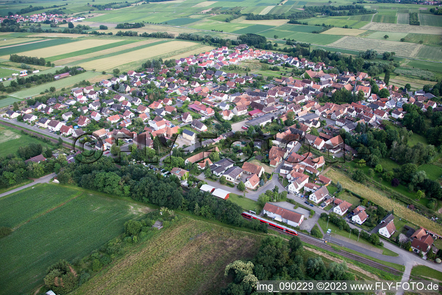 Luftbild von Barbelroth im Bundesland Rheinland-Pfalz, Deutschland