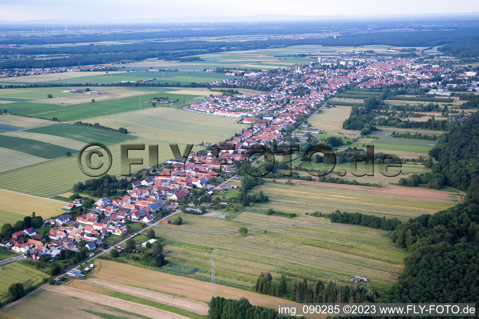 Luftbild von Kandel, Saarstr im Bundesland Rheinland-Pfalz, Deutschland