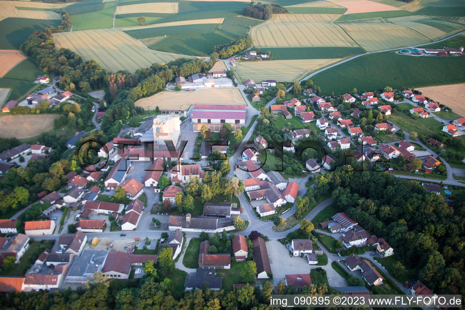 Luftbild von Ettling im Bundesland Bayern, Deutschland