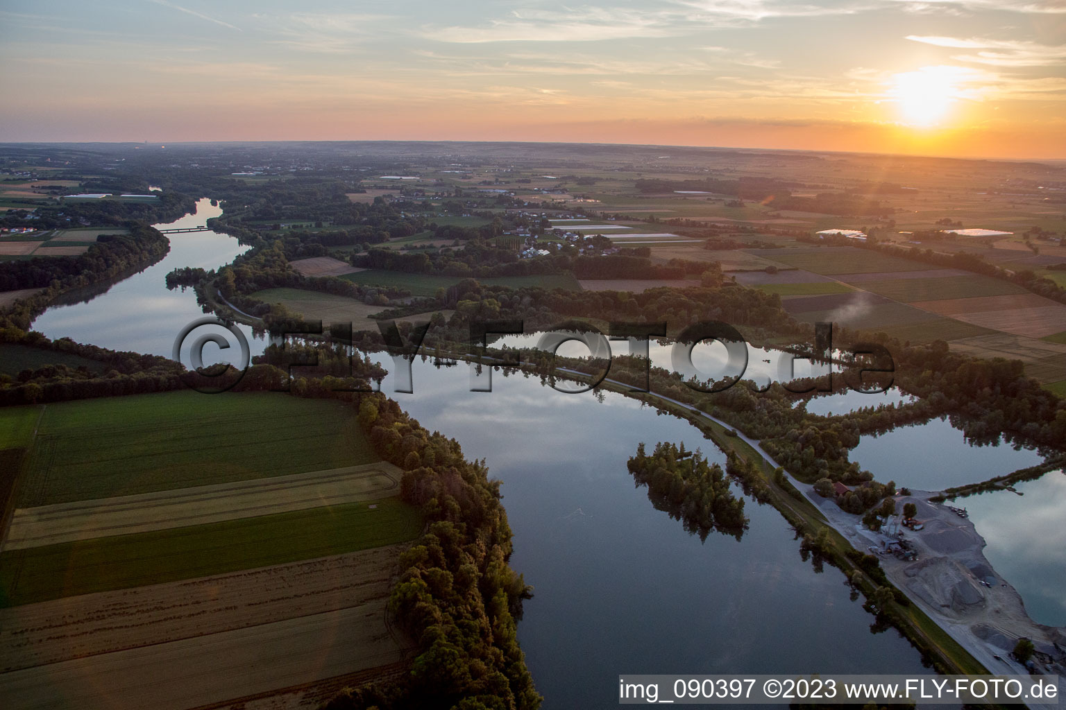 Luftbild von Westerndorf im Bundesland Bayern, Deutschland