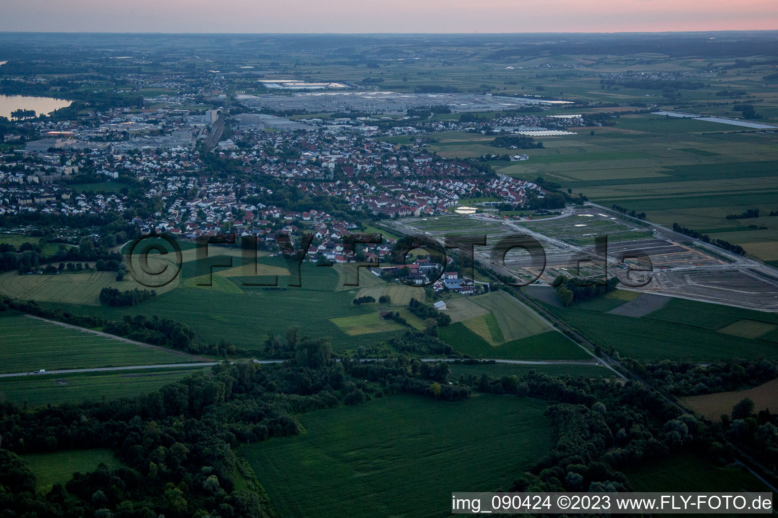 Luftaufnahme von Gottfrieding im Bundesland Bayern, Deutschland