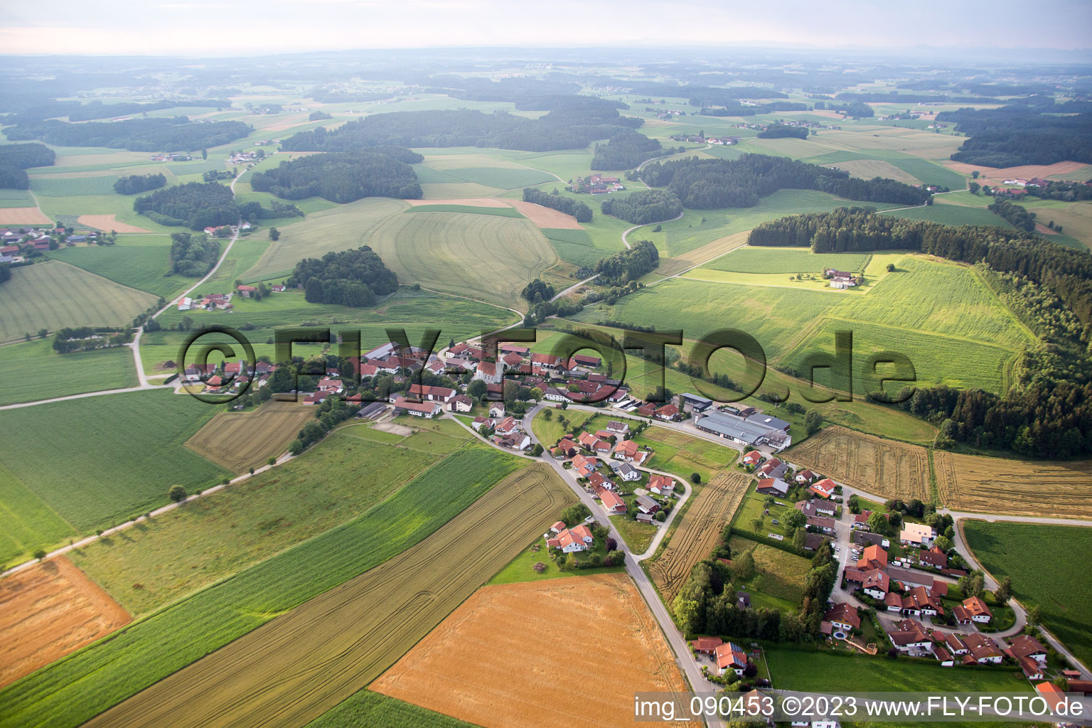 Luftbild von Hochholzen im Bundesland Bayern, Deutschland