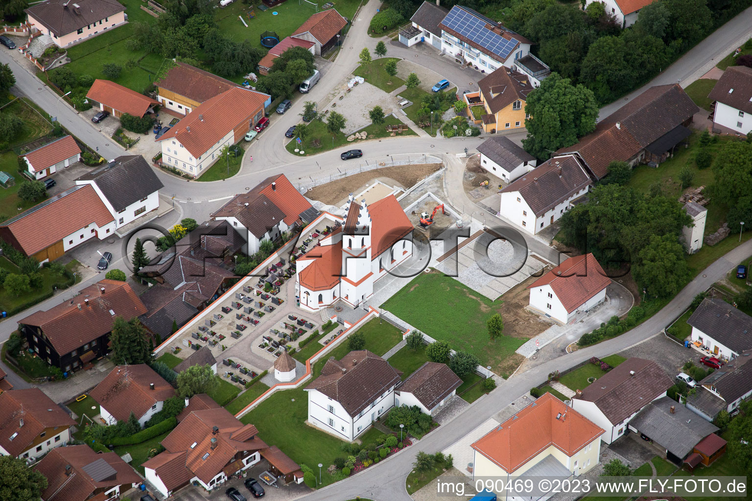 Luftbild von Rattenbach im Bundesland Bayern, Deutschland