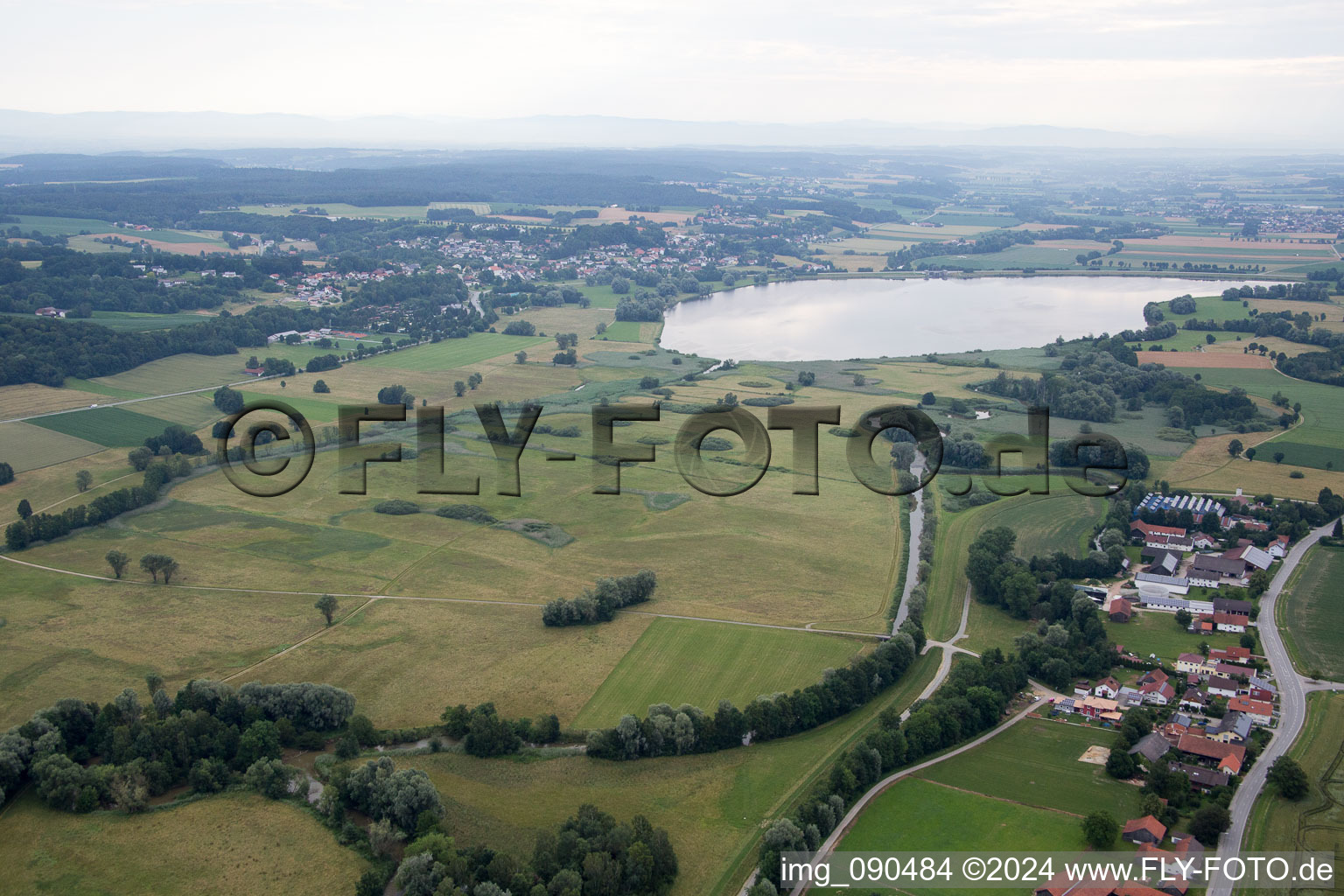 Vilstalsee Stausee Steimberg in Marklkofen im Bundesland Bayern, Deutschland